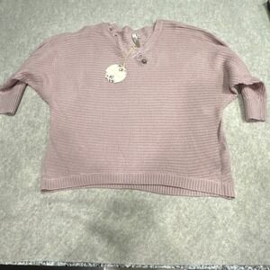 Misia Women's Light Knit Sweater Dusty Rose Size L NWT